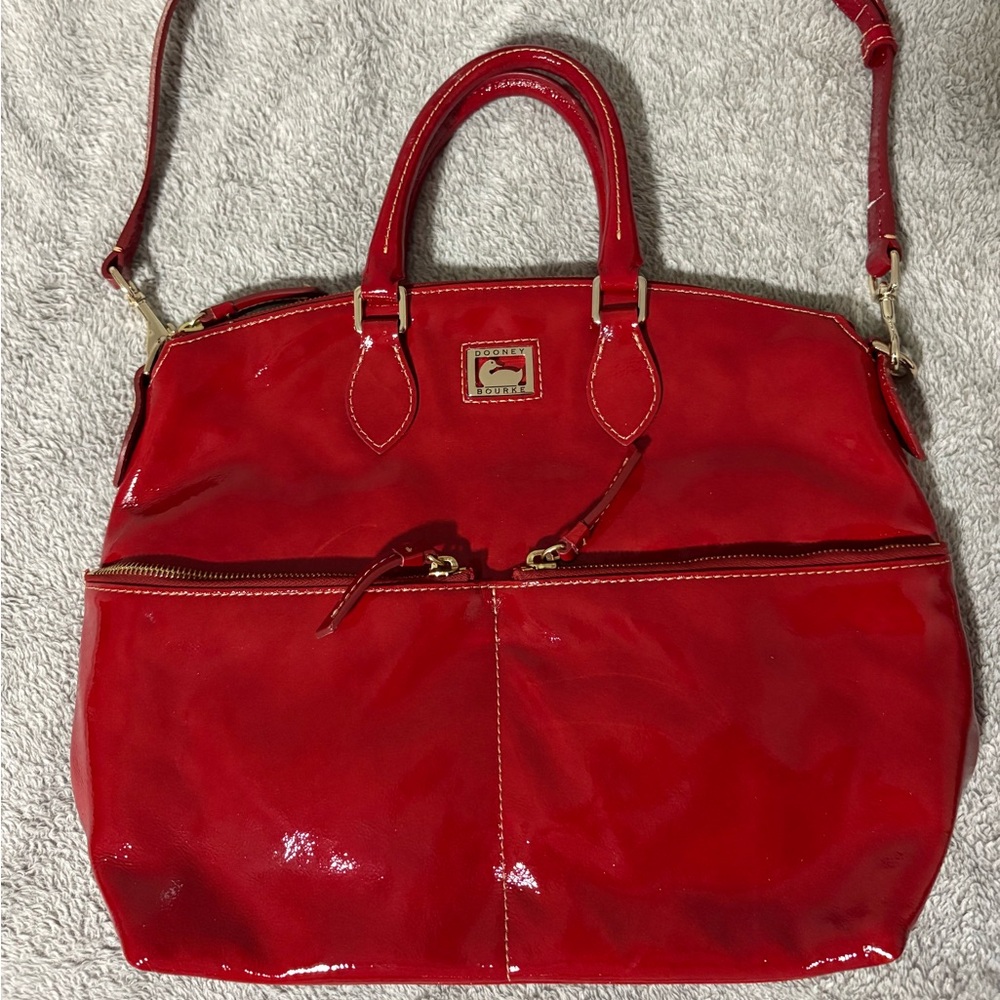Dooney & Bourke Red Patent Leather Women's Bag